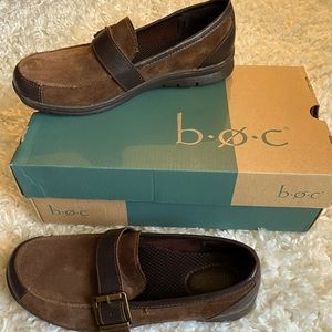 B.O.C.suede loafers worn once looks new